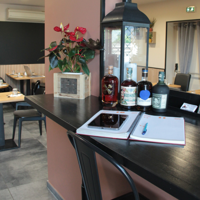 restaurant l'atelier de julien biganos intérieur